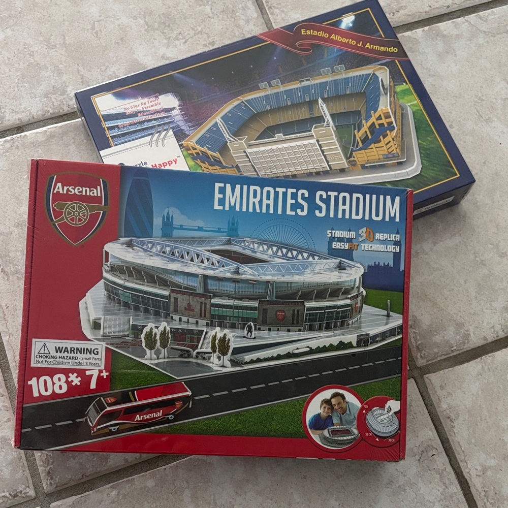 TWO Stadium 3D Puzzle Sets